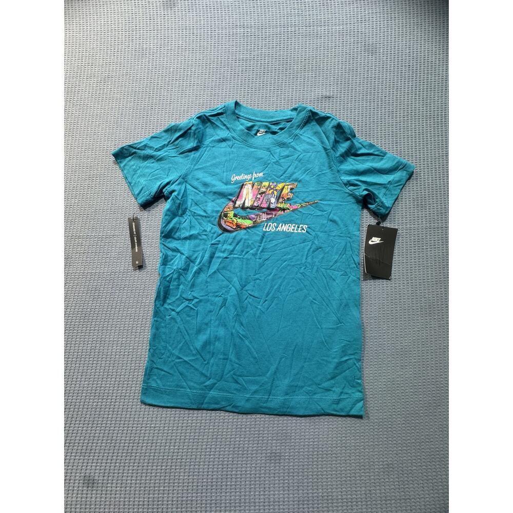 Nike The Nike Tee Boy's‎ Sz XS Blue Brand New